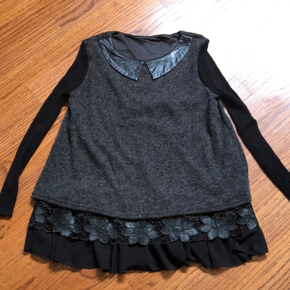 Layered tunic, size M